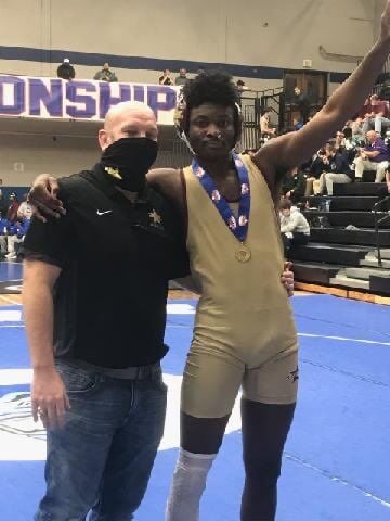Columbia HS wrestler